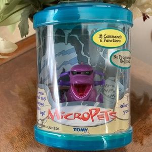 MicroPets Tomy Sumo Dragon 2002 Interactive Toy Collectible Micro Pets New